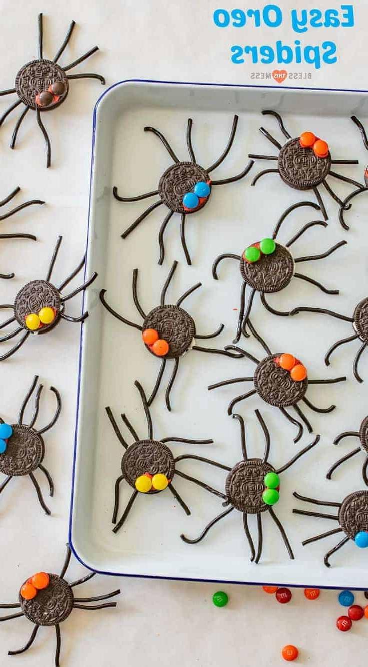 Εύκολα Χάλοουιν Σνακ Αράχνη Όρεο 4 Oreo Spider Halloween Snack | Easy Halloween Treats & Party Food Idea!