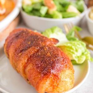 Κοτόπουλο τυλιγμένο σε μπέικον 6 bacon wrapped chicken ready to devour