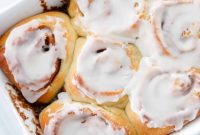 Fluffy Sourdough Cinnamon Rolls