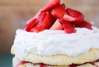 Heavenly Strawberry Shortcake with Fluffy Cream