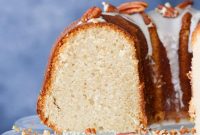 Moist Maple Pound Cake with Velvety Maple Glaze
