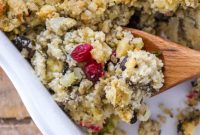 Hearty Mushroom Cornbread Stuffing