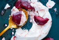Perfect Poached Pear Pavlova
