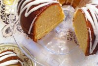 Luscious Apricot Brandy Pound Cake