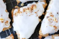 Cream Cheese Glazed Carrot Scones
