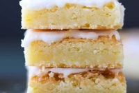 Zesty Lemon Blondie Bars