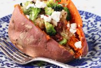 Veggie-Loaded Sweet Potatoes