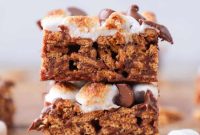 Easy No Bake Golden Graham Smores Bars