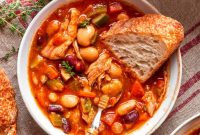 Comforting Chicken Garden Soup