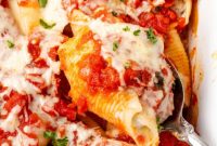 Hearty Meat-Stuffed Pasta Shells