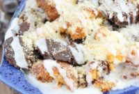 Decadent Coffee Donut Pudding