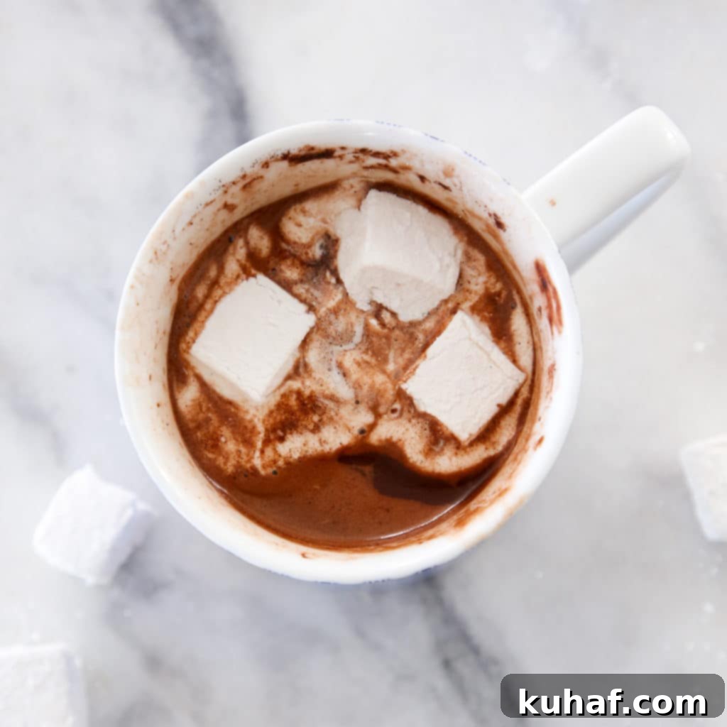 This DIY Hot Cocoa Mix tastes rich and deeply chocolaty but is just as easy as using store-bought packets! 