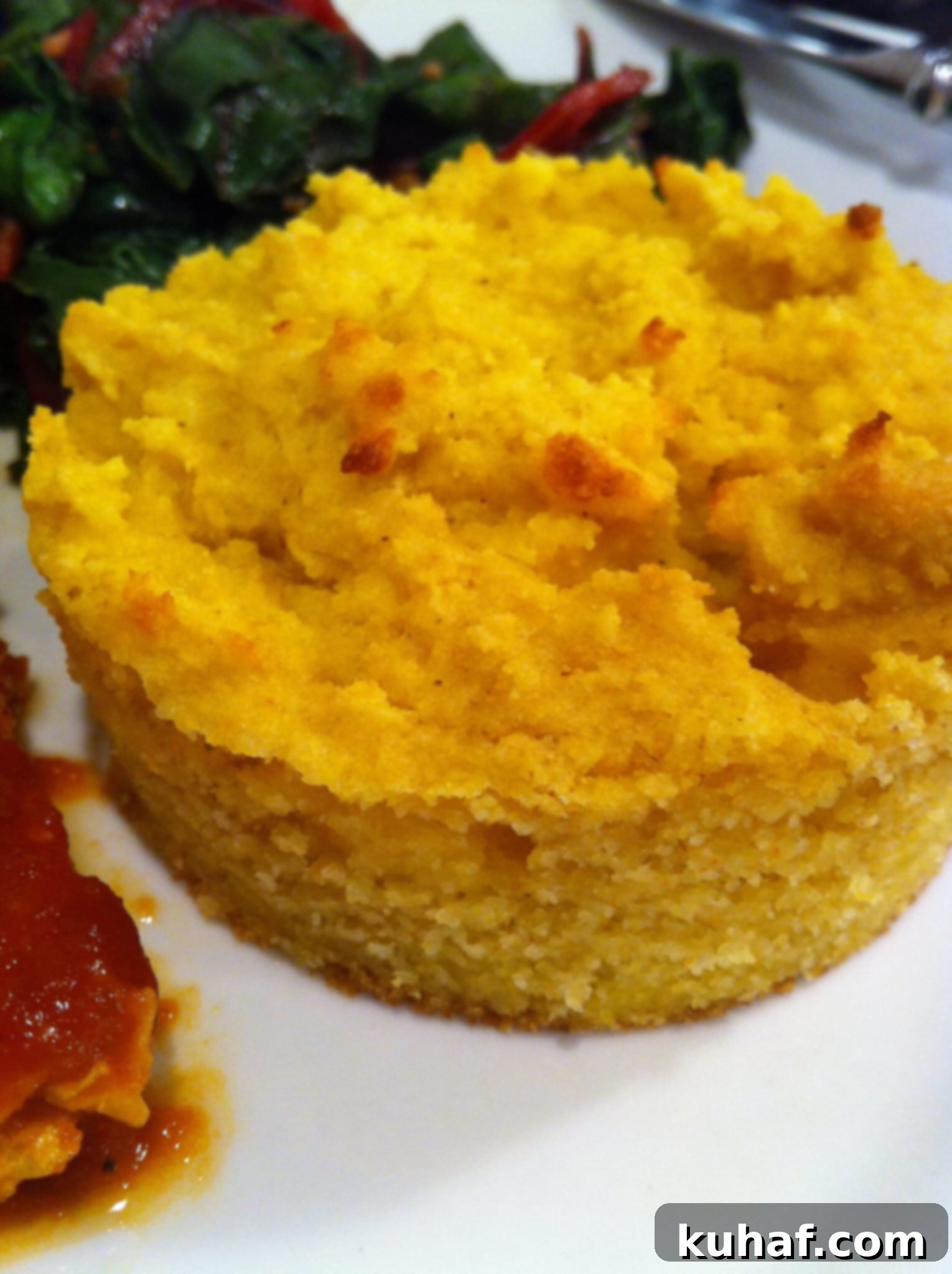 Northern Johnny cake, served on a plate, ready to be enjoyed