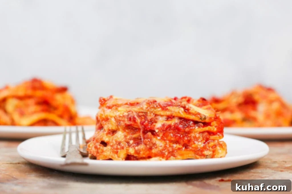 ultimate lasagna recipe, baked to golden perfection