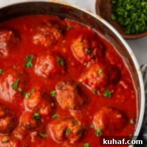 Fluffy Ricotta Meatballs 12 ricotta meatballs in marinara sauce.