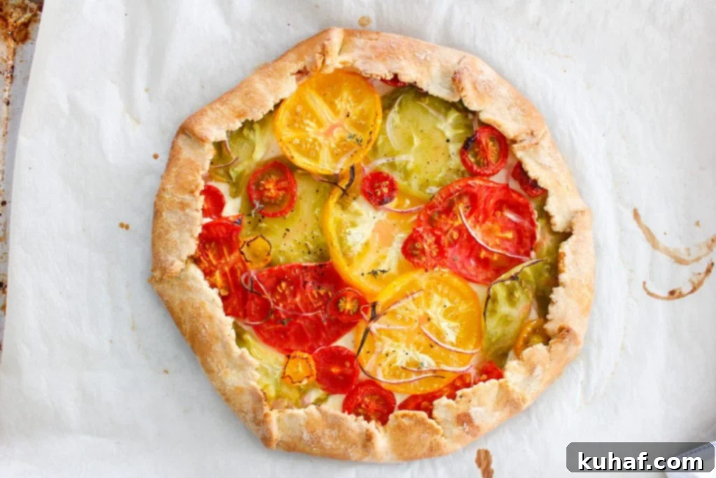Tomato Goat Cheese Galette