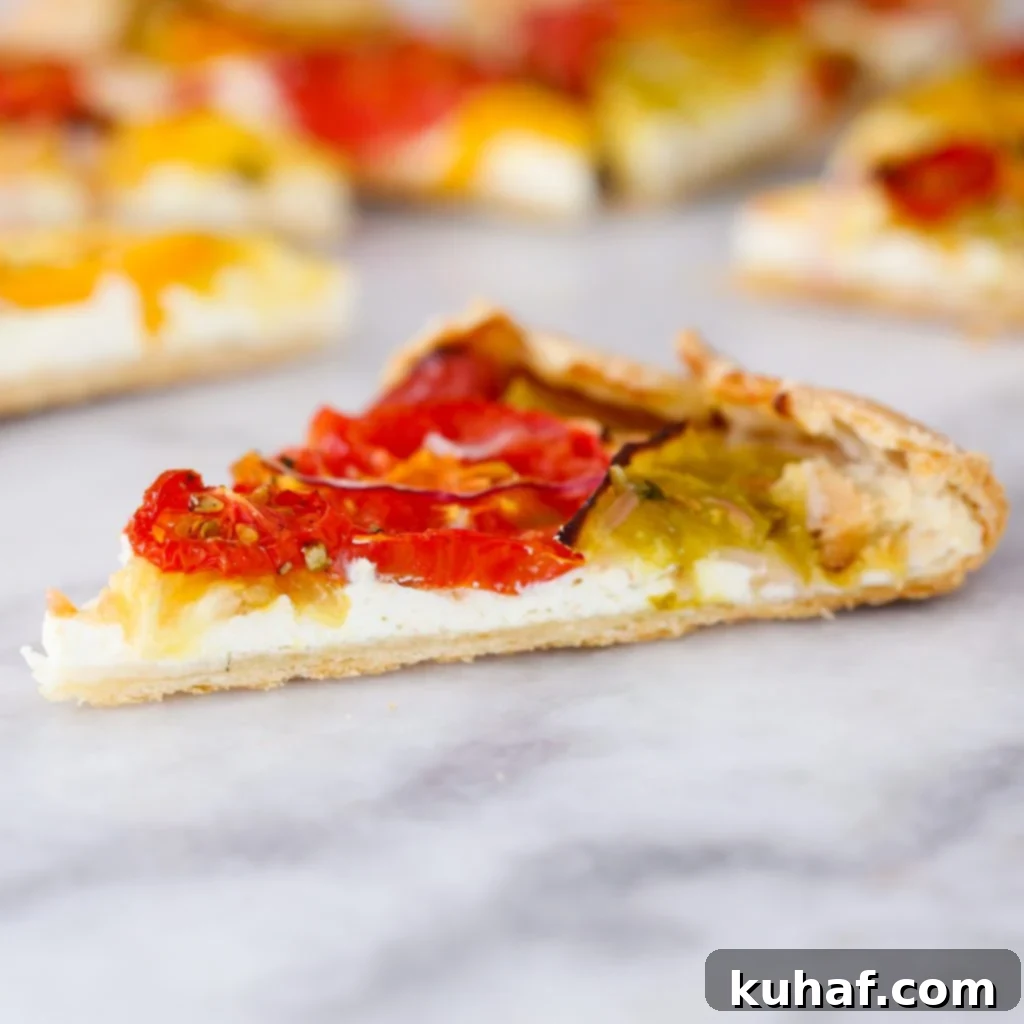 Tomato Goat Cheese Galette