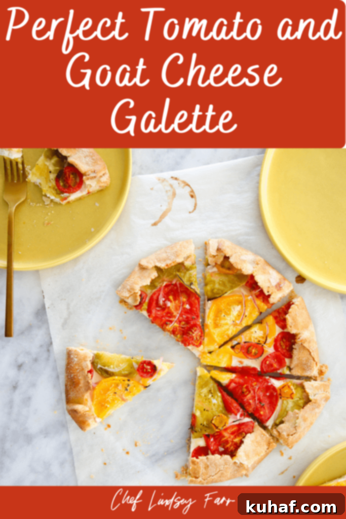 Tomato and Goat Cheese Galette