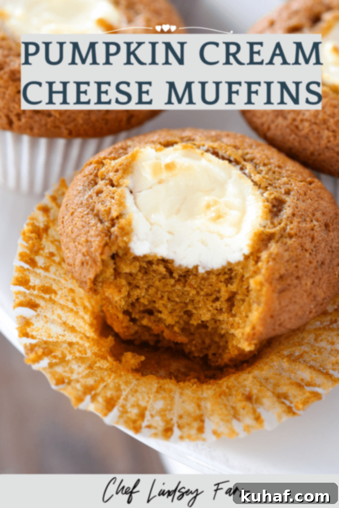 Pumpkin Cream Cheese Muffins