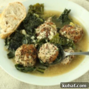 Hearty Turkey and Kale Meatball Soup 4 Turkey Meatball and Kale Soup - Cooking Light