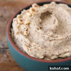 Hazelnut Cream in green bowl