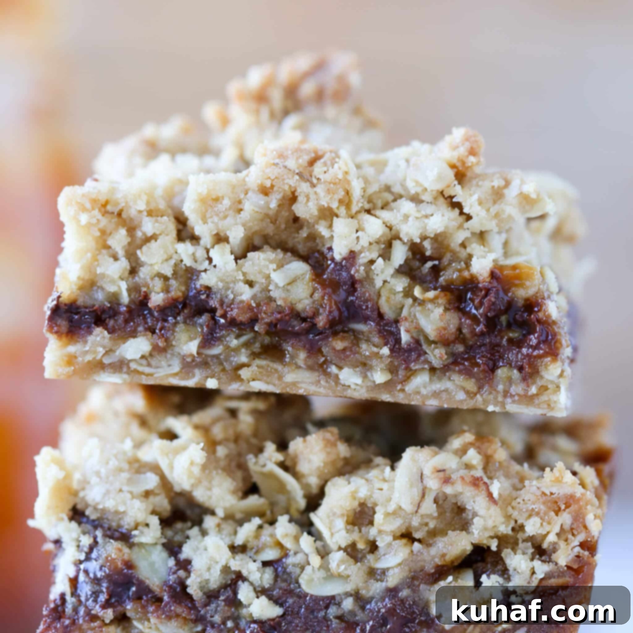 Caramelita Cookie Bars detail side view