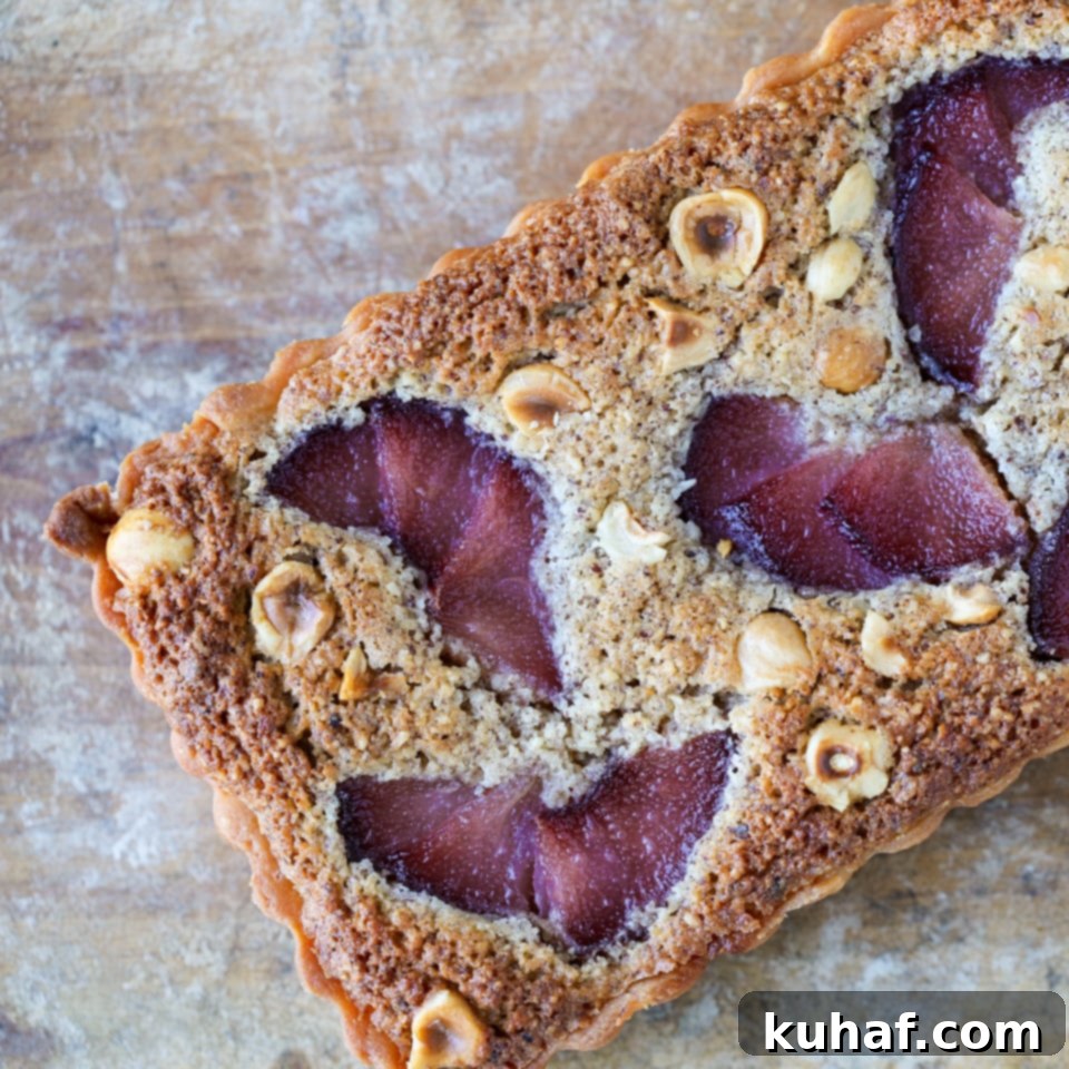 Hazelnut Pear Tart