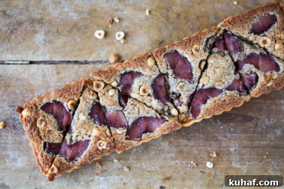 Hazelnut Pear Tart
