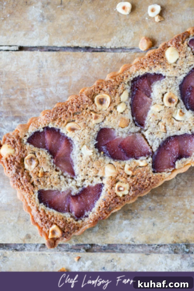 Hazelnut Pear Tart