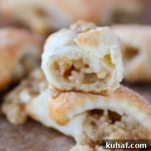 nut roll inside filling texture.
