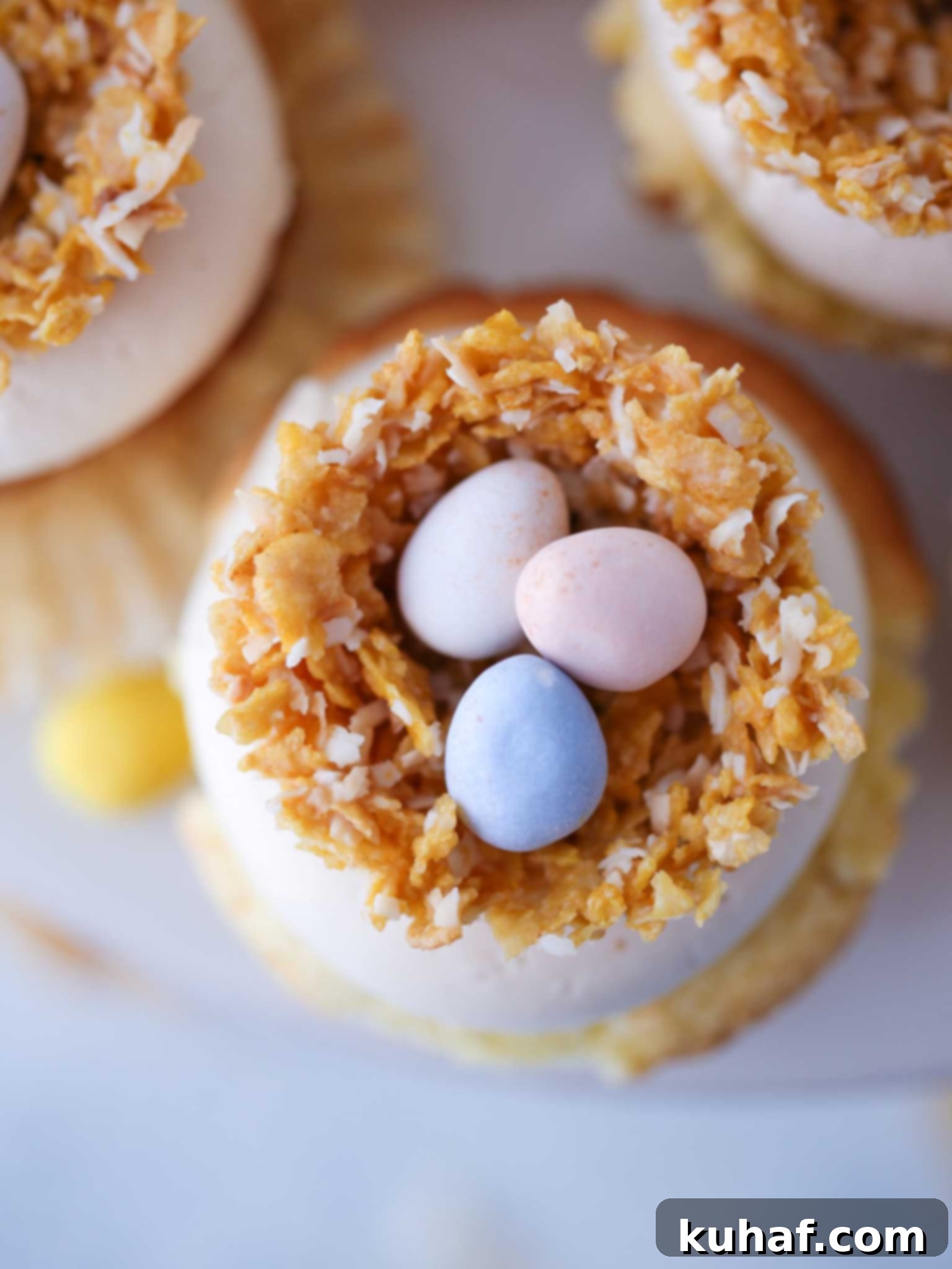 Coconut White Chocolate Nests White Slate
