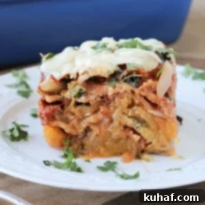 Spaghetti Squash Kale Cilantro Lasagna