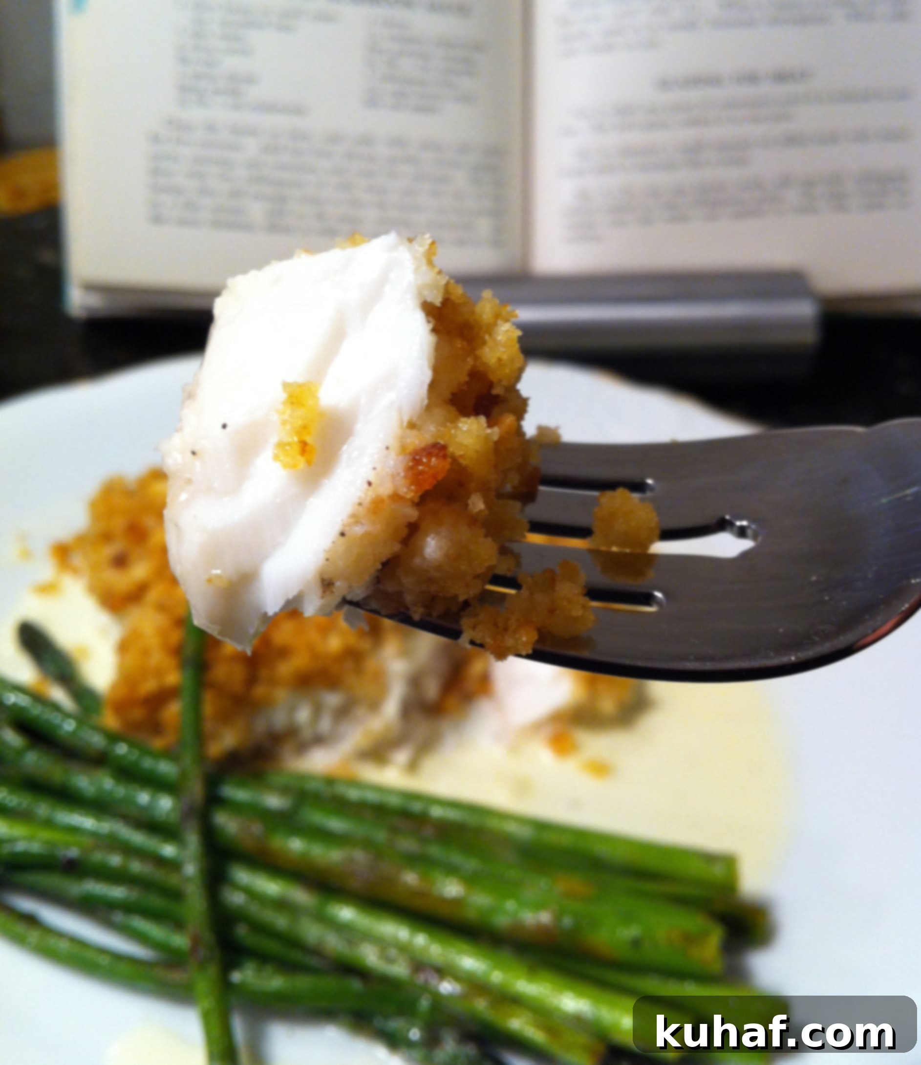 Halibut with Breadcrumbs