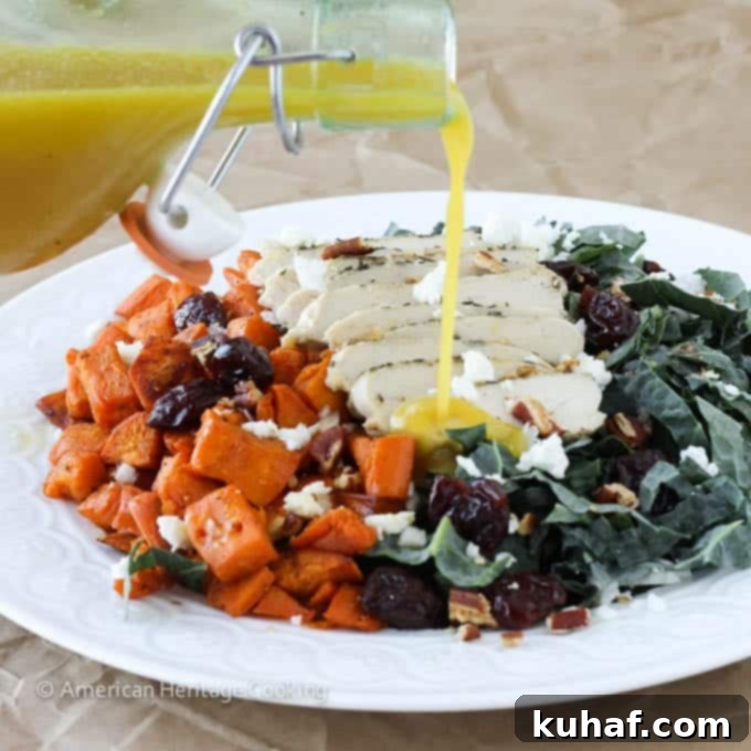 Delicious Roasted Sweet Potato Kale Salad 4 Roasted Sweet Potatoes Kale Salad