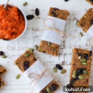 Pumpkin Spice Energy Bars Beautiful Tablescape