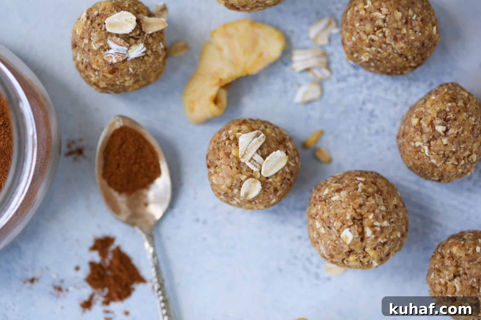 Apple Crisp Energy Bites Apple Slice