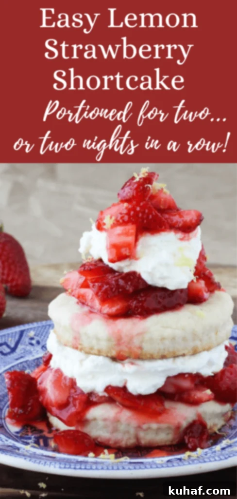 Strawberry Shortcake Solo 20 Lemon Strawberry Shortcake