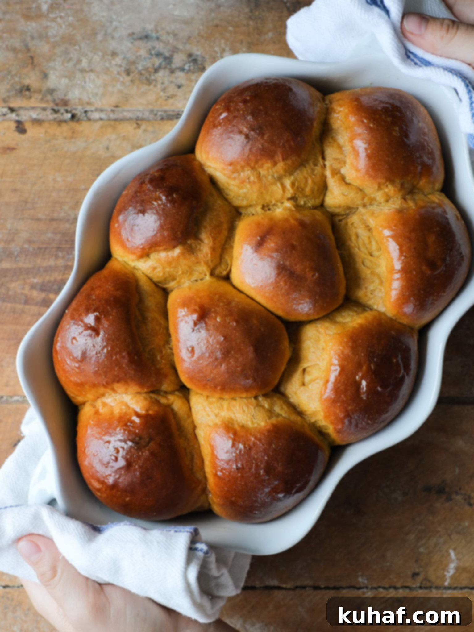Warm Pumpkin Spice Dinner Rolls 2 Pumpkin Spice Dinner Rolls Baked