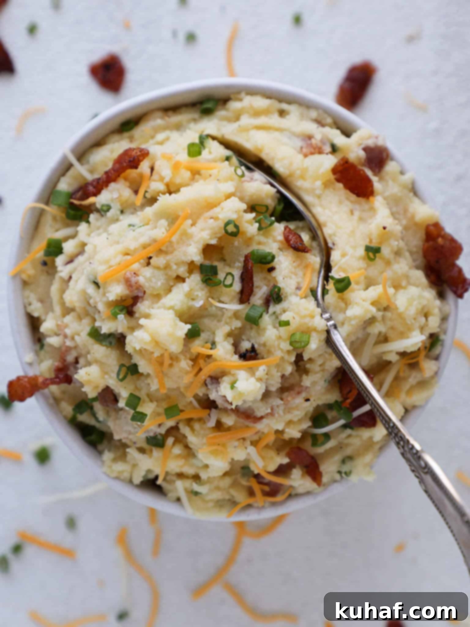 Loaded Mashed Potatoes Silver Spoon