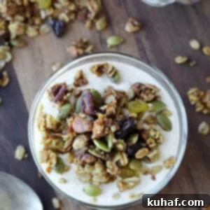 These Maple Steel Cut Oats Granola Pumpkin Yogurt Parfaits are an easy, delicious breakfast! Protein and fiber packed to keep you full!
