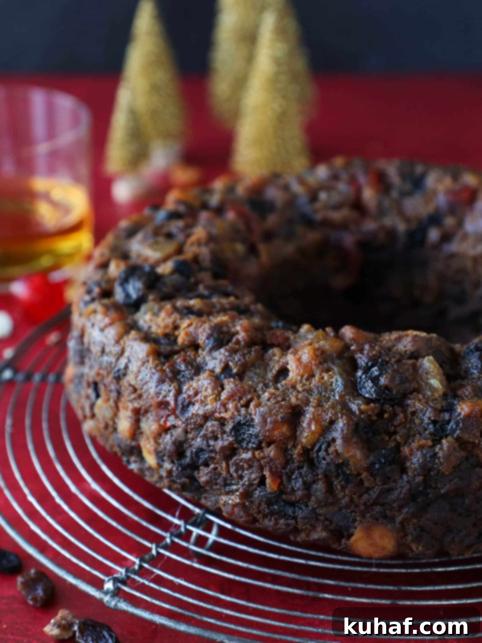 Old Fashioned Fruit Cake Brandy Glass