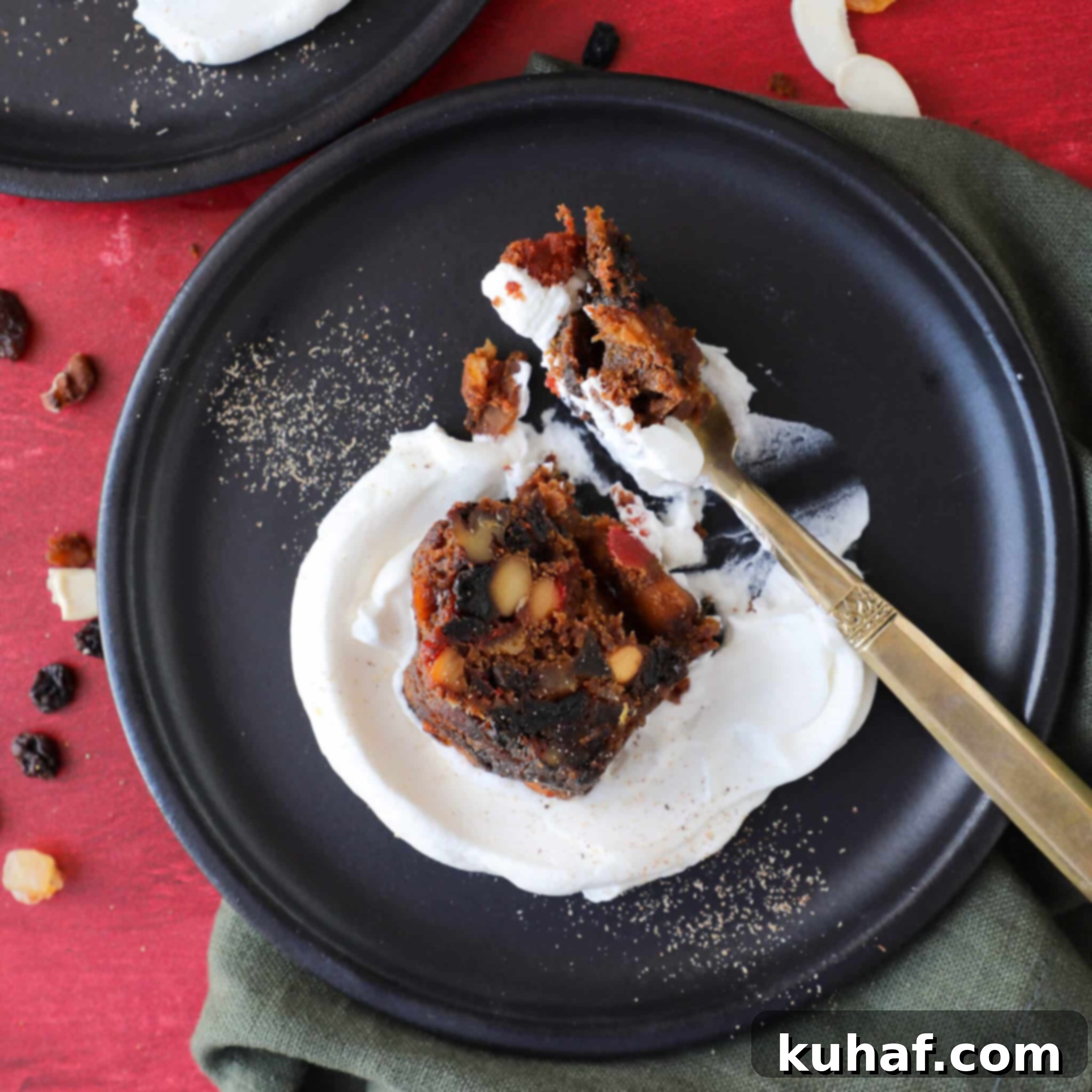 Christmas Gateau Forkful