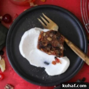 Old Fashioned Fruit Cake Gorgeous Plating