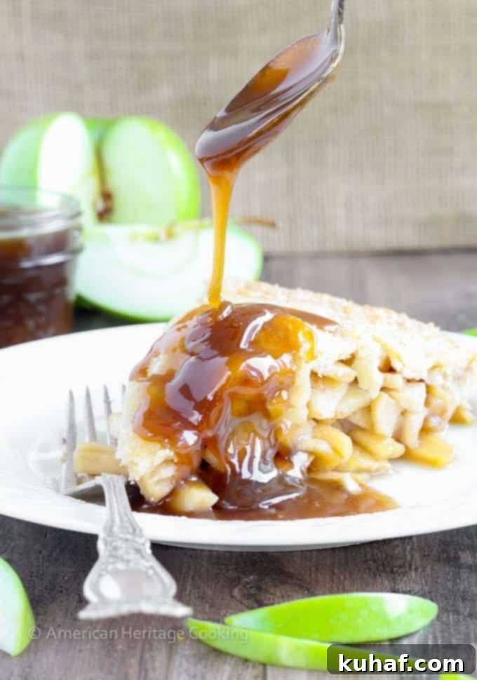 This Butterscotch Apple Pie is a standout among the 20 best Thanksgiving pie recipes, featuring a rich, golden filling and a perfectly baked crust.