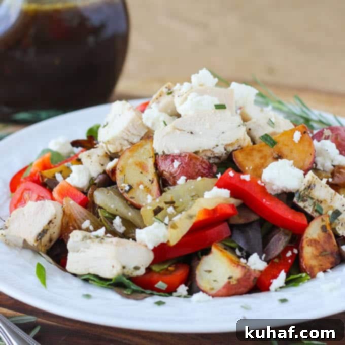 Warm Lemon Rosemary Roasted Potato Salad