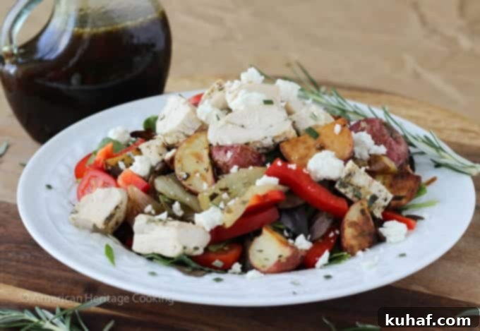 Warm Lemon Rosemary Roasted Vegetable Salad