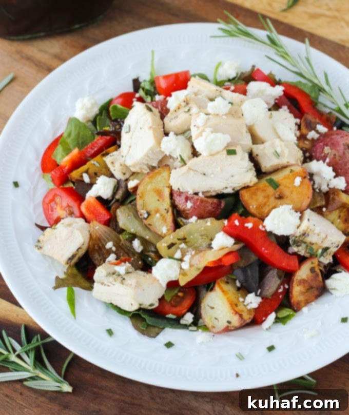 Warm Lemon Rosemary Roasted Potato Salad