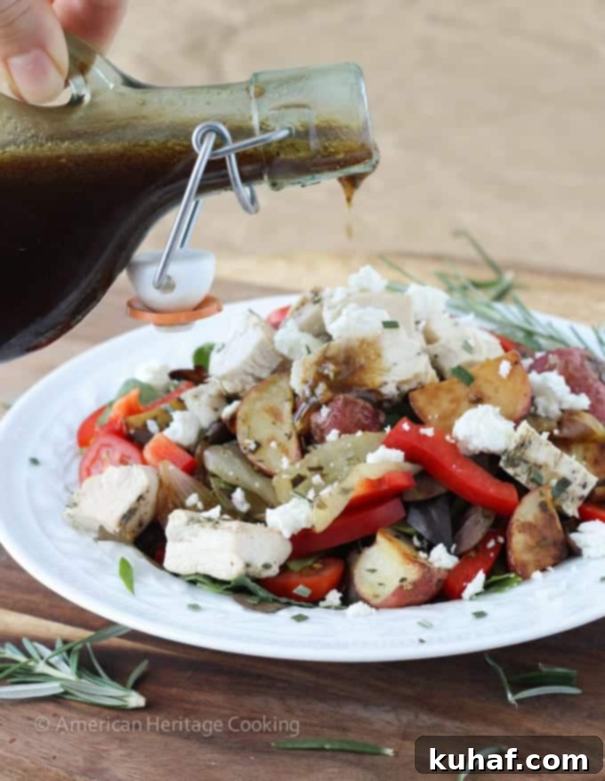 Warm Lemon Rosemary Roasted Vegetable Salad