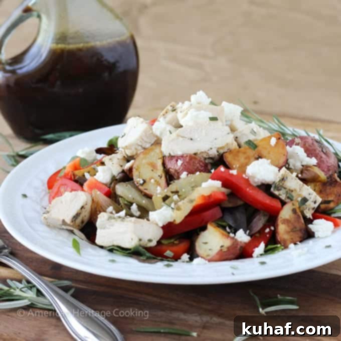 Warm Lemon Rosemary Roasted Vegetable Salad