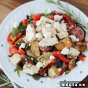 Warm Lemon Rosemary Roasted Potato Salad
